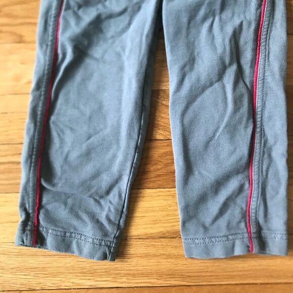 Tea Collection Grey Knit Jersey Stretch Pocket Elastic Waist Comfy Pants 18-24 - Picture 5 of 6